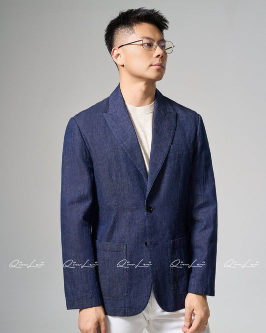 Cotton Linen Blazer