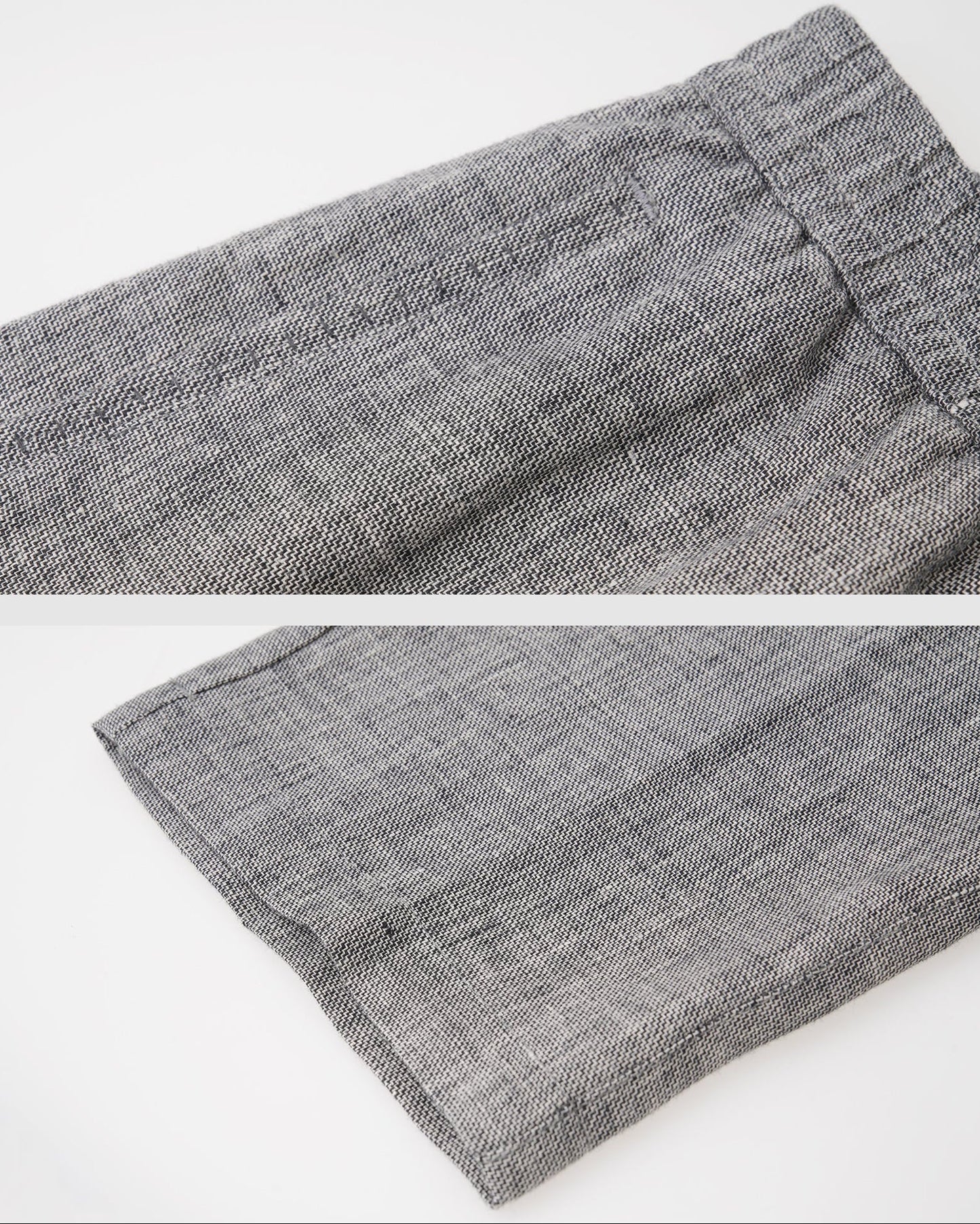 Textured Linen Pants