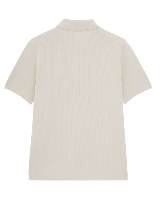 Half-Zip Cotton Polo