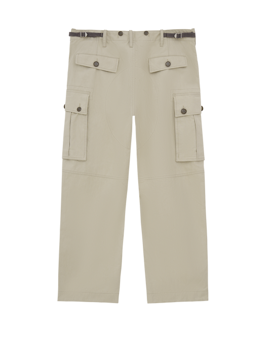 Relaxed Cotton Cargo Pants