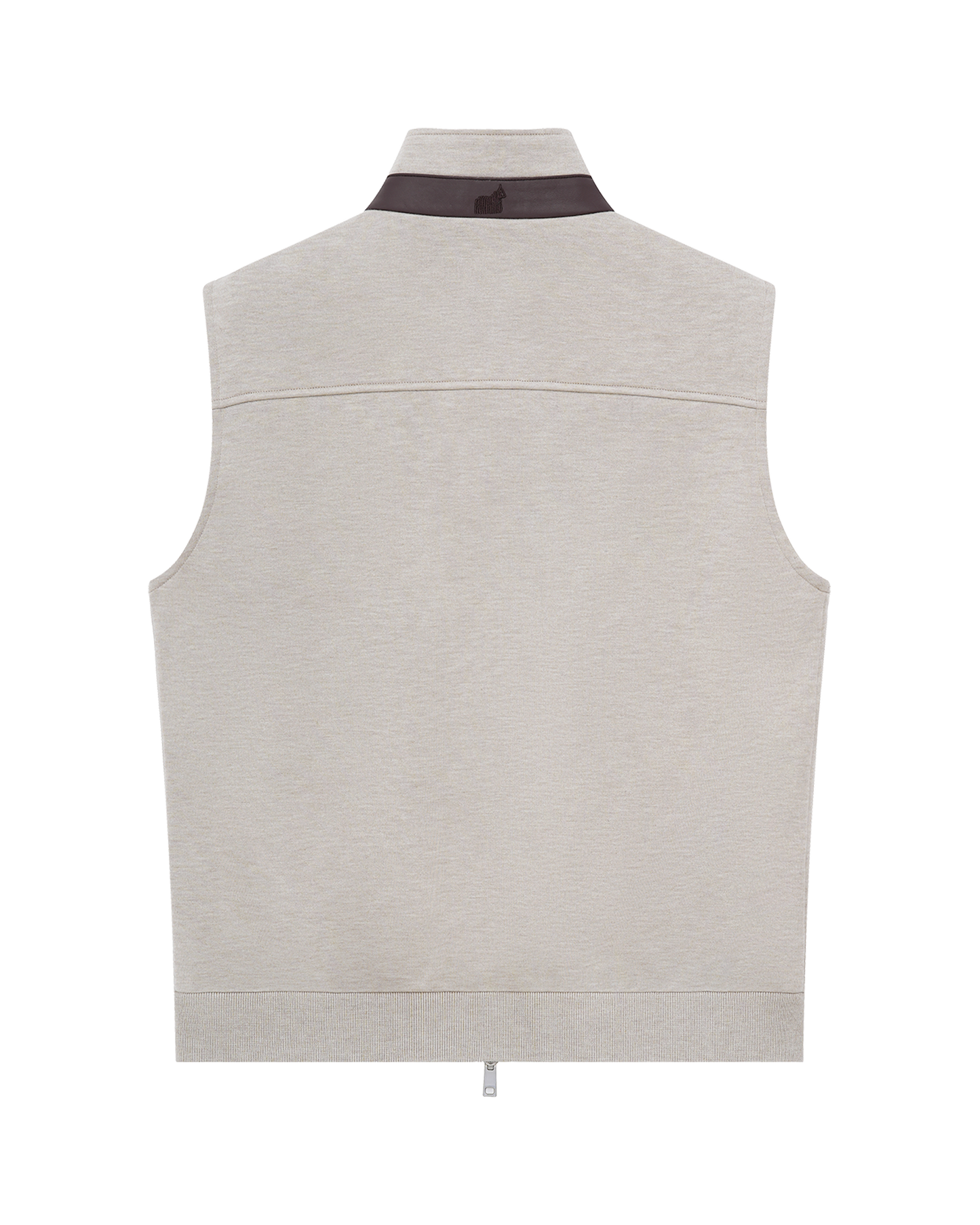 Wool-Cashmere Blend Sleeveless Vest