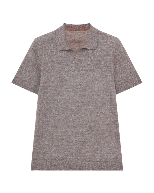 Wool Linen Polo