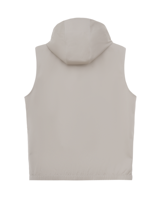 Hooded Silk Vest