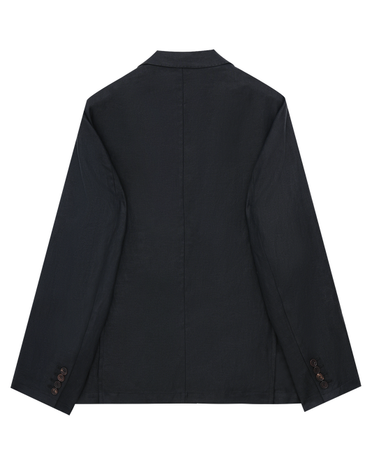 Relaxed Linen Blazer
