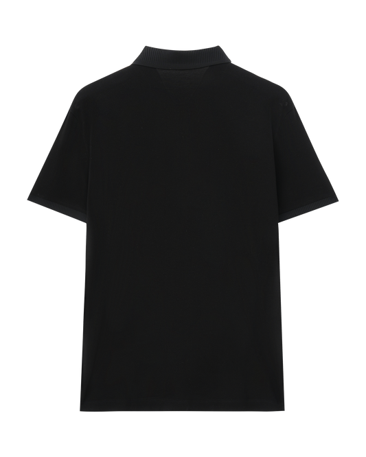 Wool Cotton Knit Polo