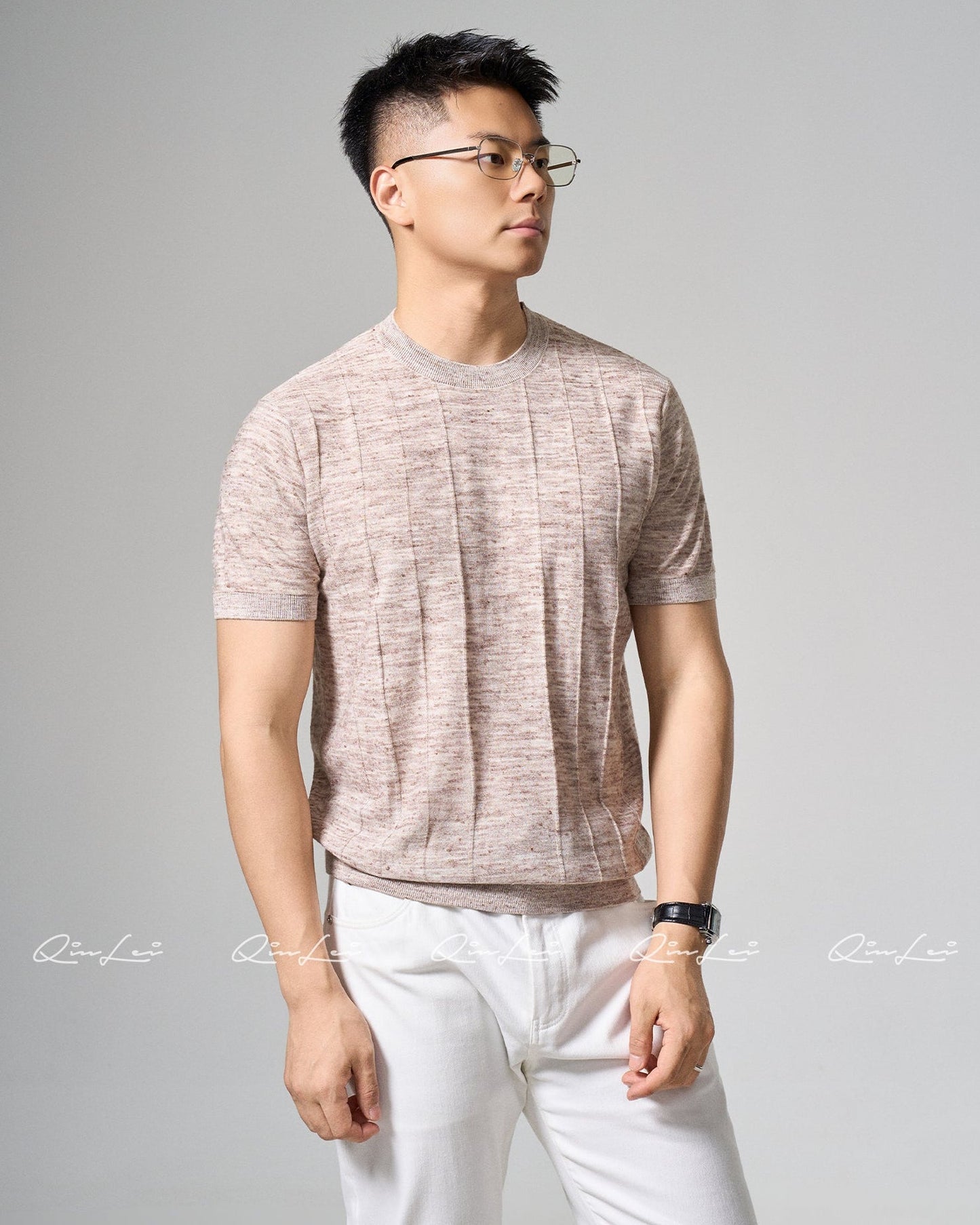 Striped Linen T-Shirt