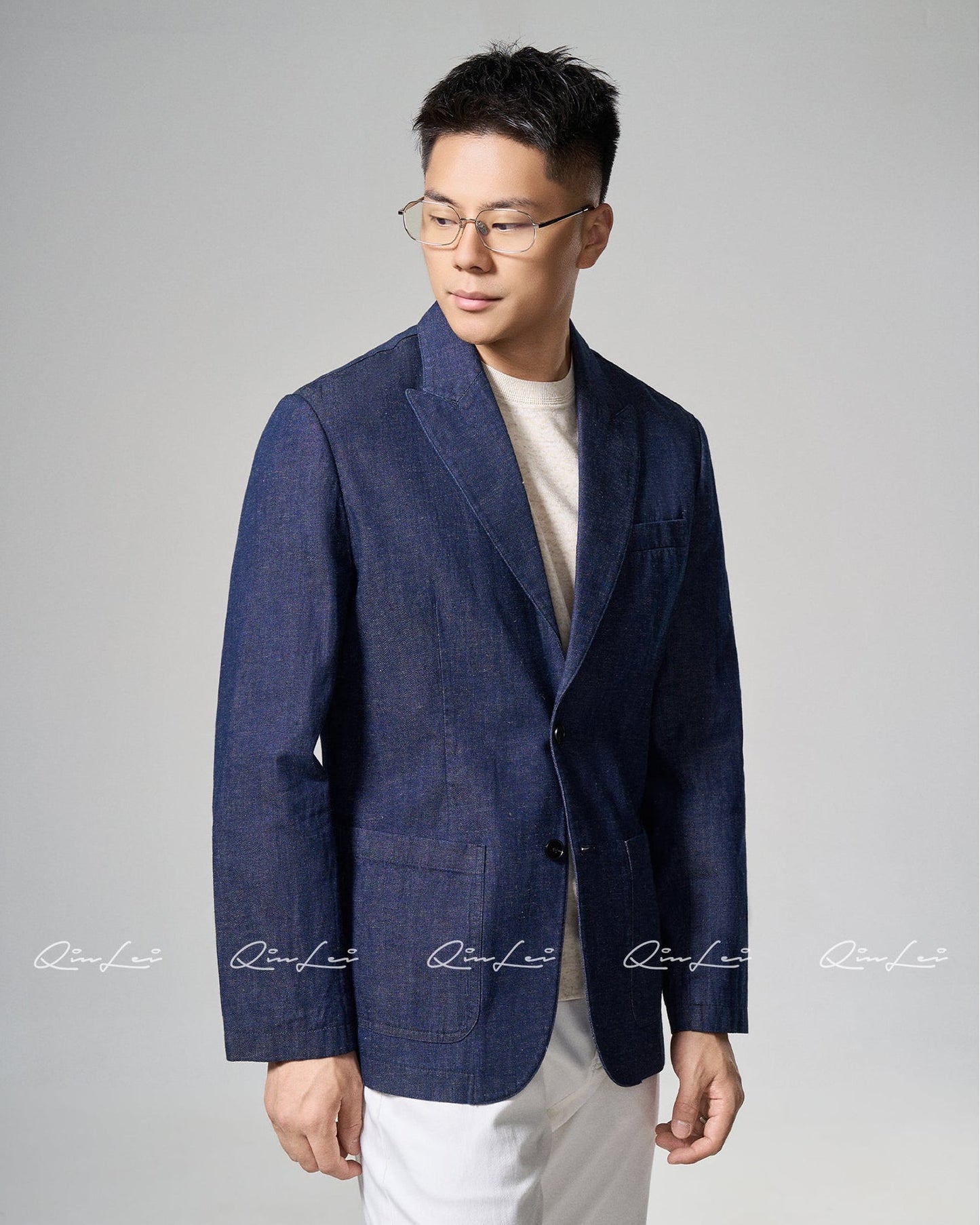 Cotton Linen Blazer