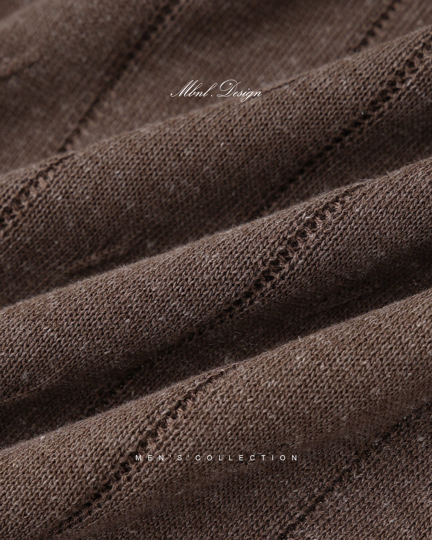 Cable Knit Linen T-Shirt