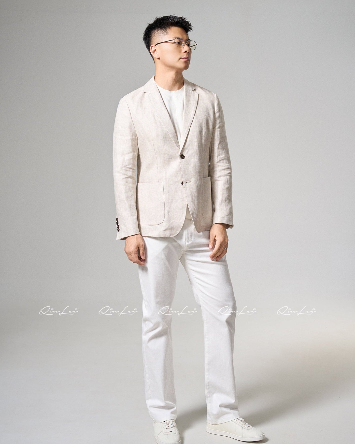 Relaxed Linen Blazer