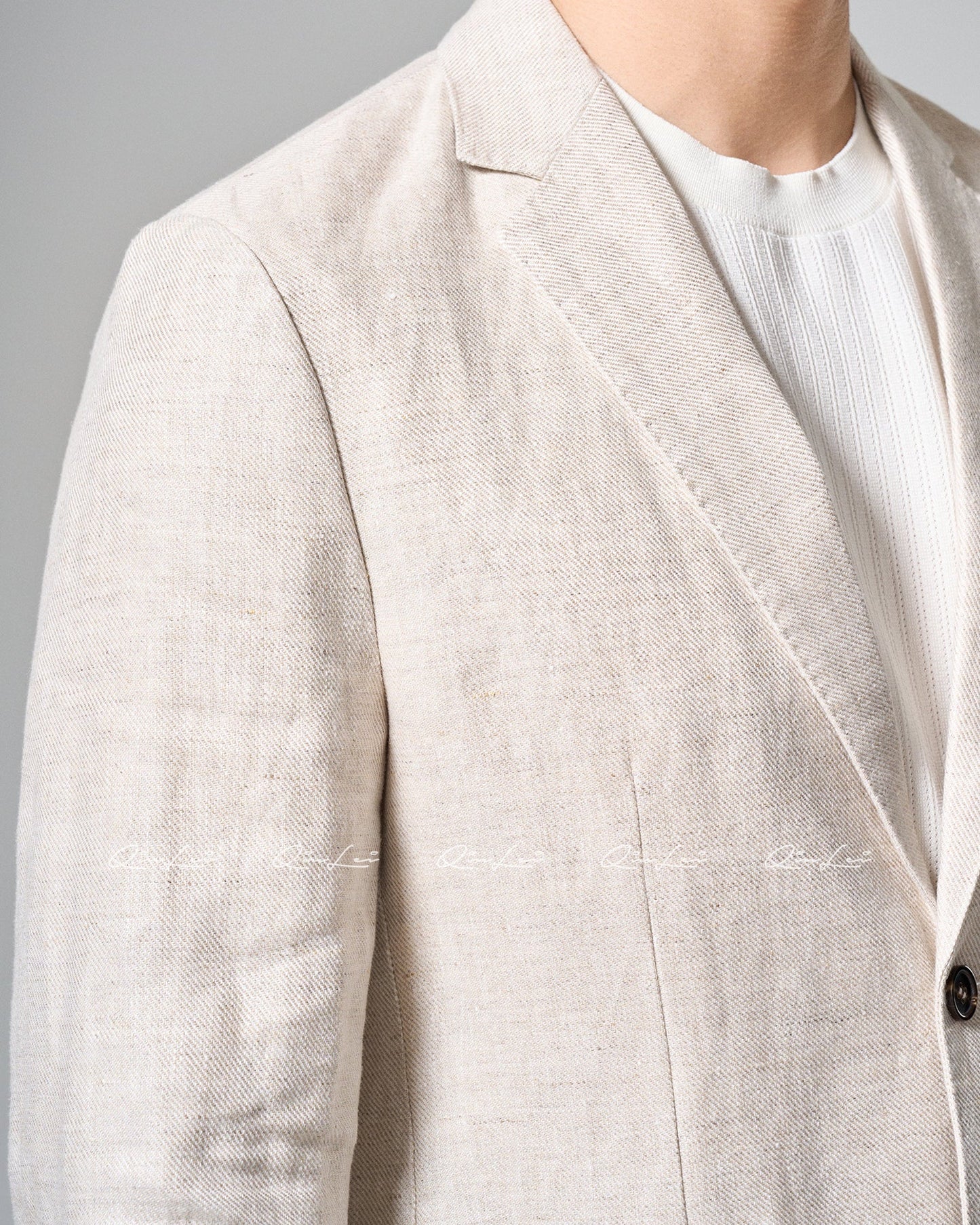 Relaxed Linen Blazer