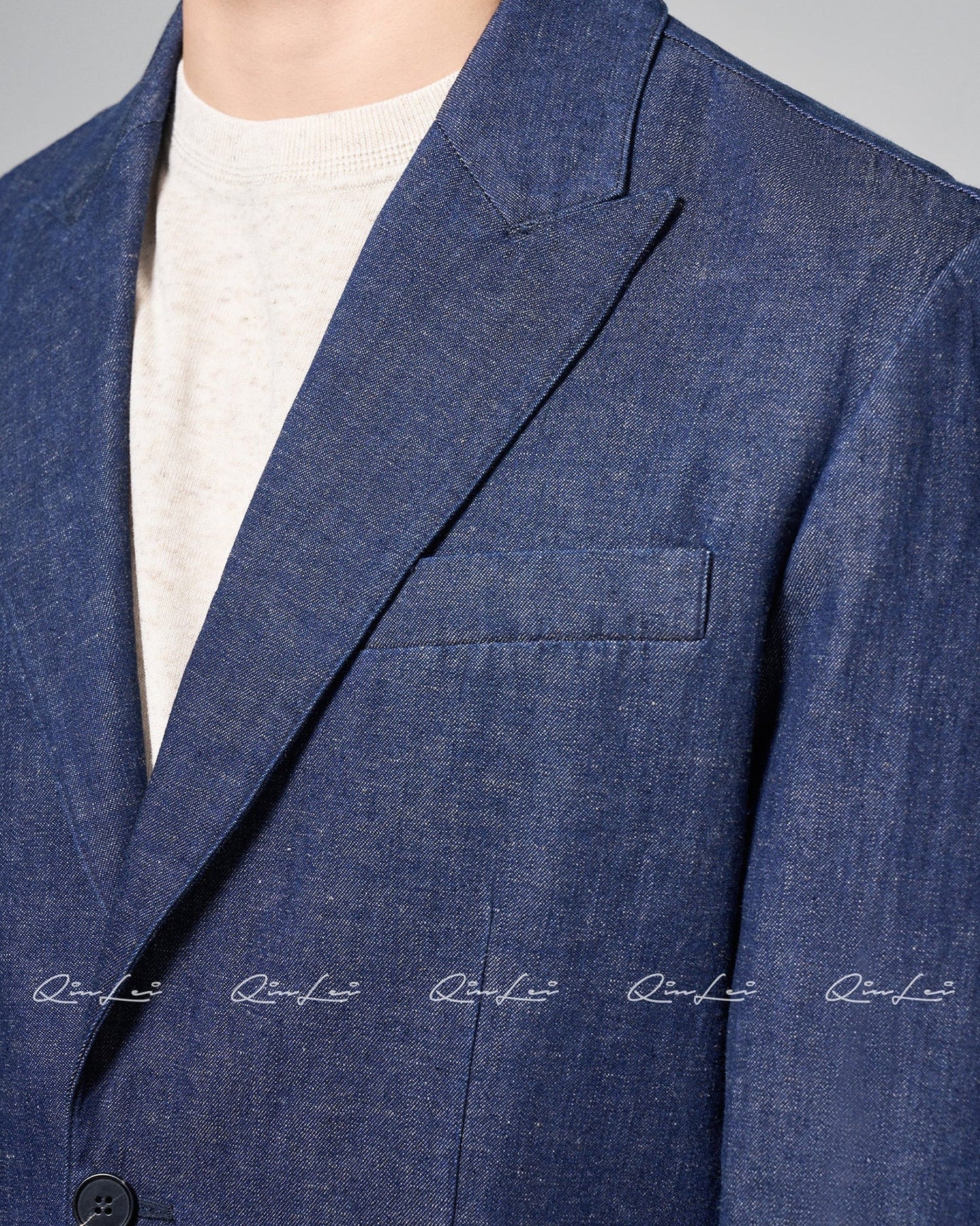 Cotton Linen Blazer
