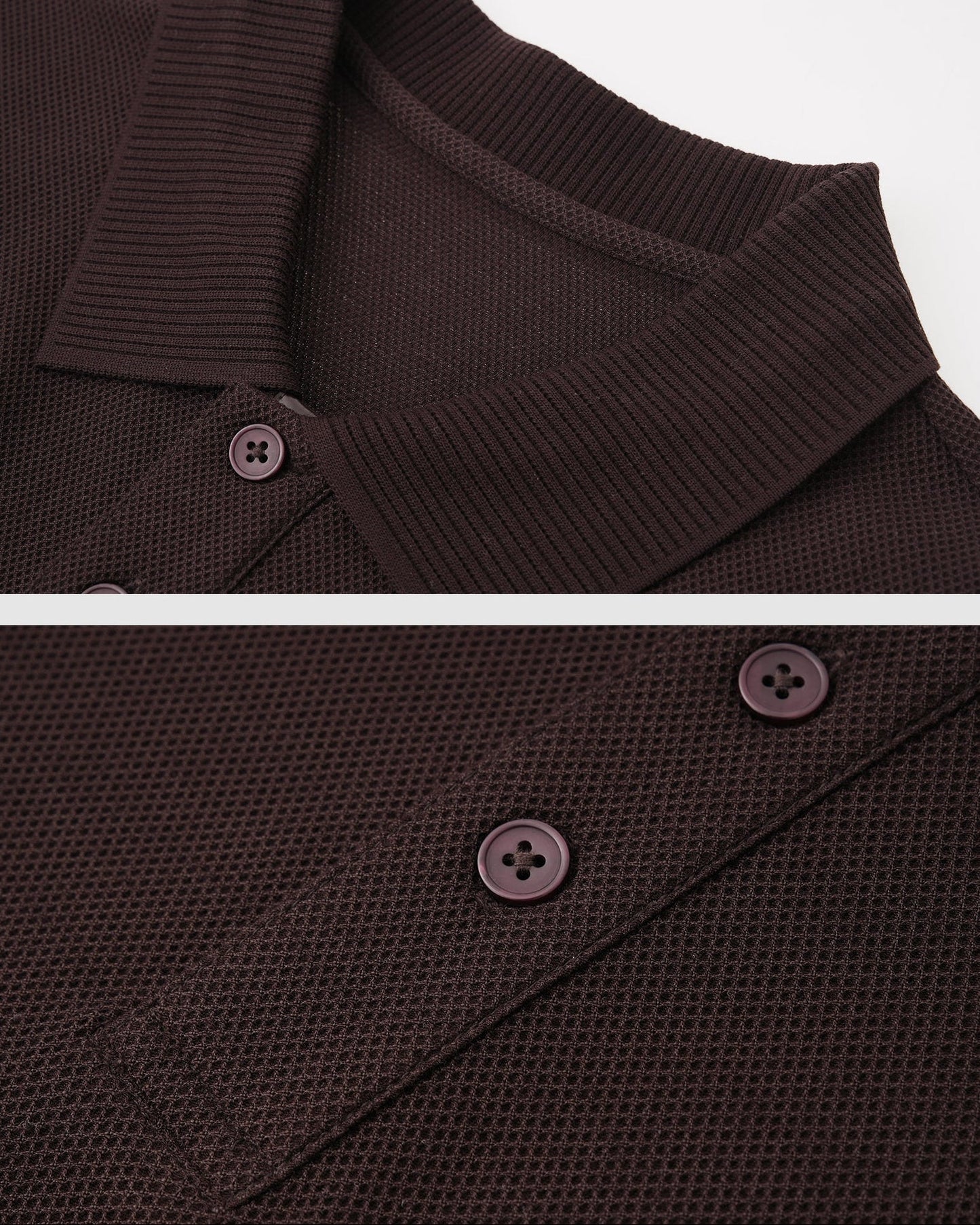 Slit Hem Cotton Polo