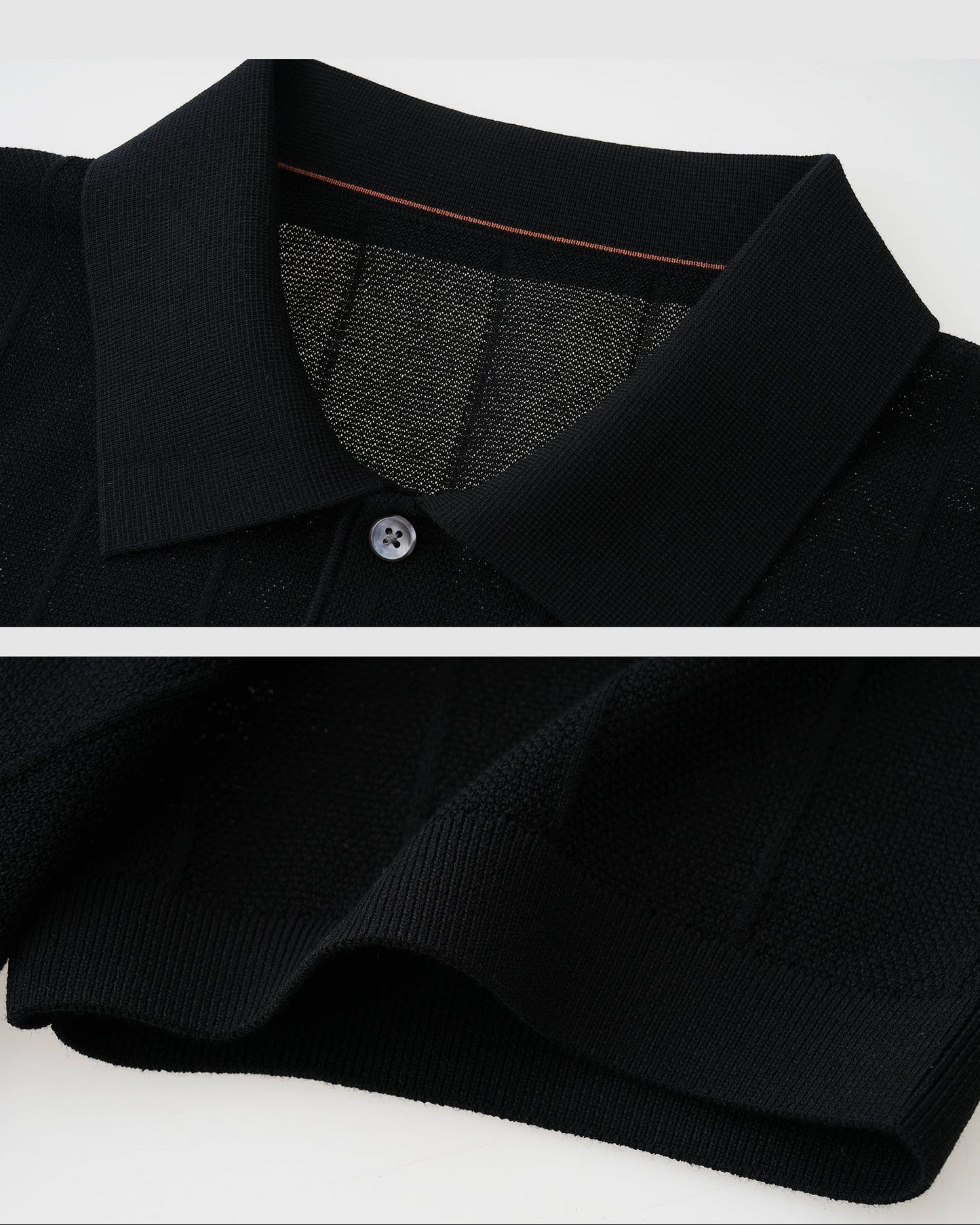 Textured Cotton Polo