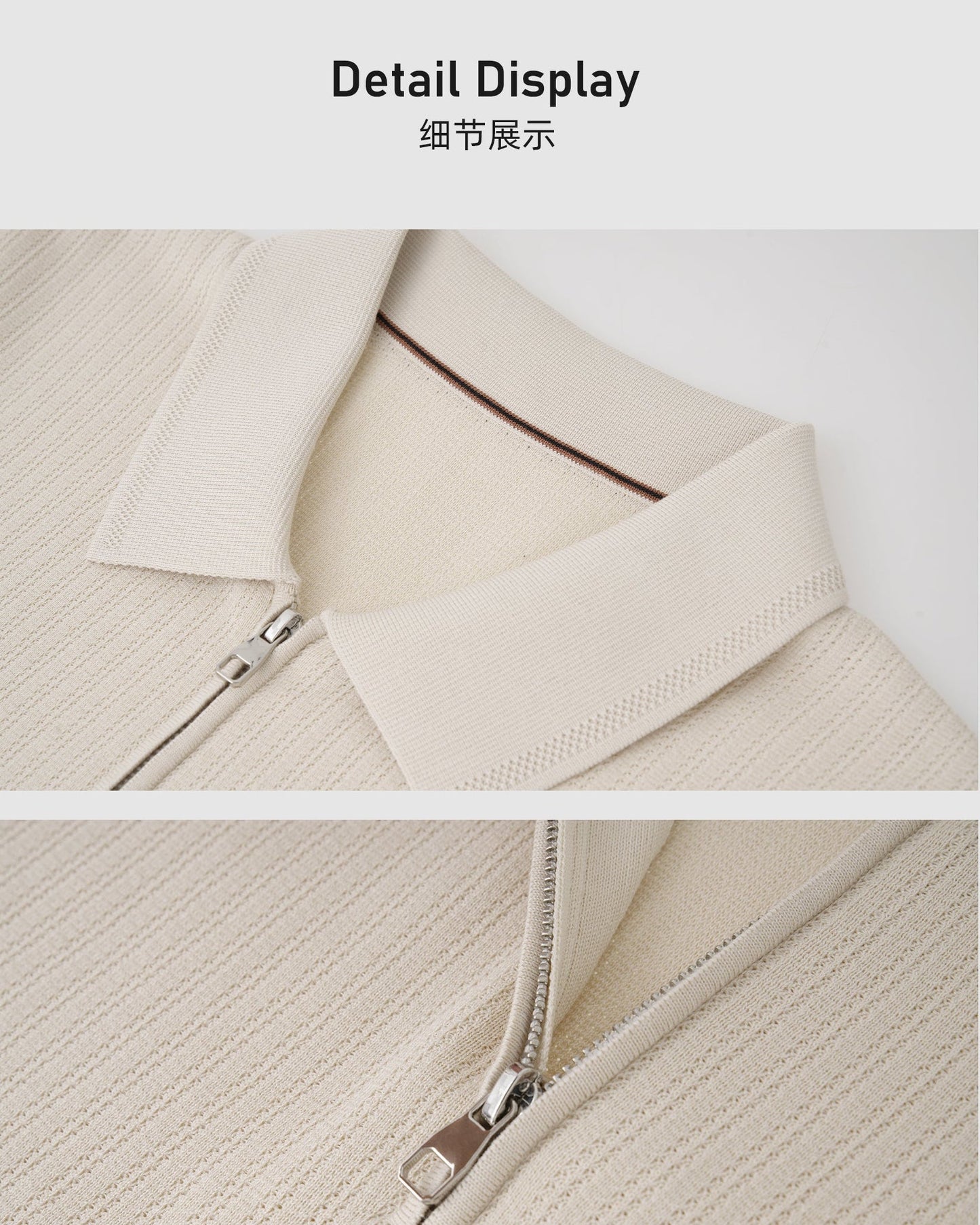 Half-Zip Cotton Polo