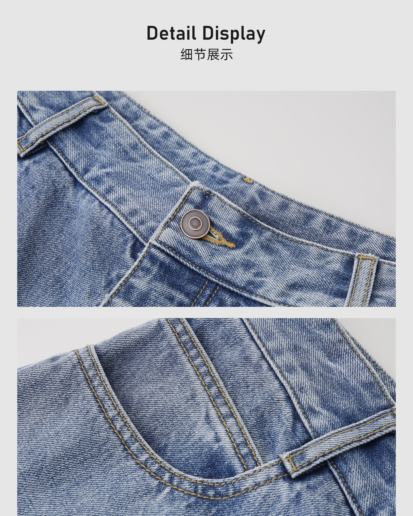 Cotton Denim Jeans
