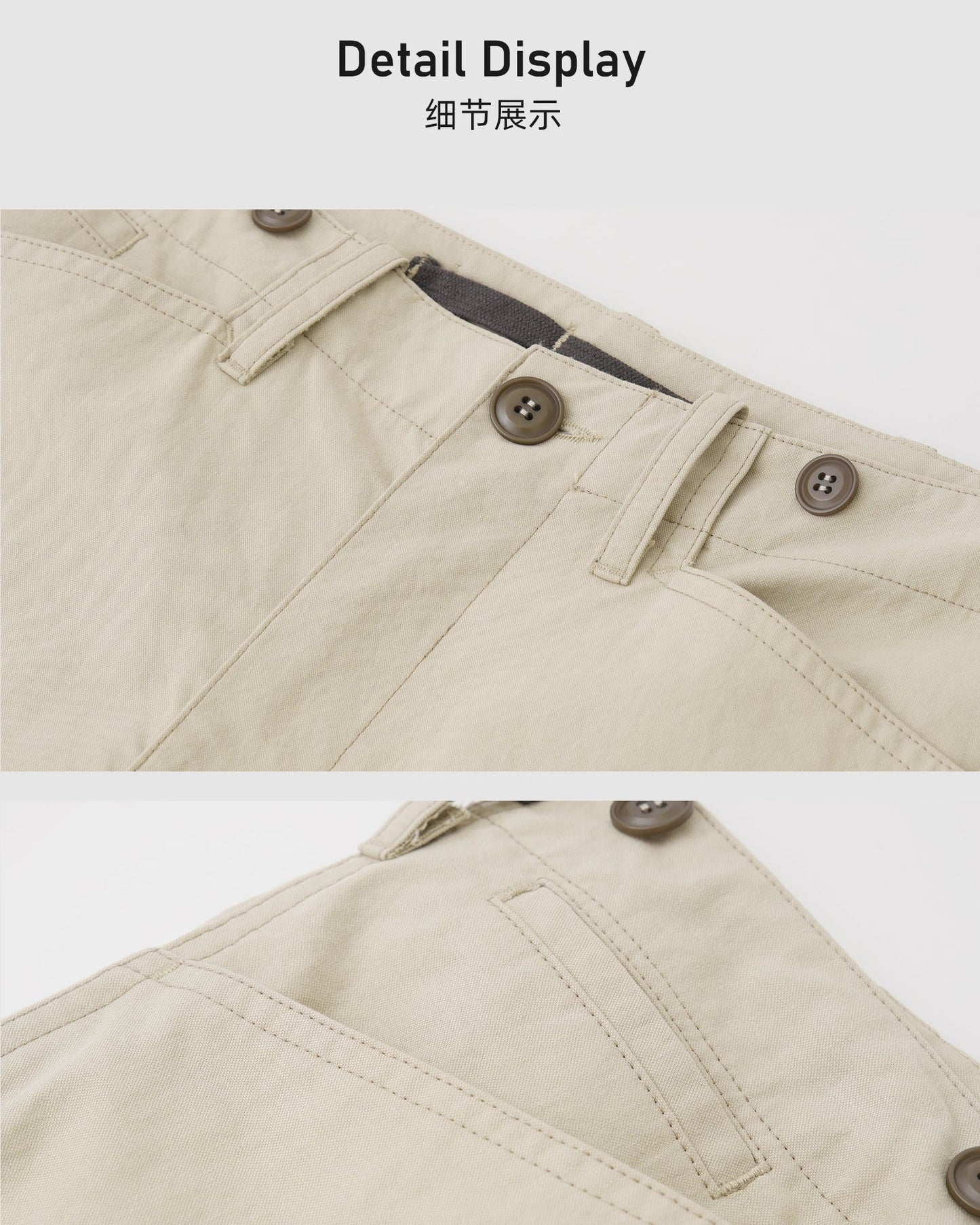 Relaxed Cotton Cargo Pants