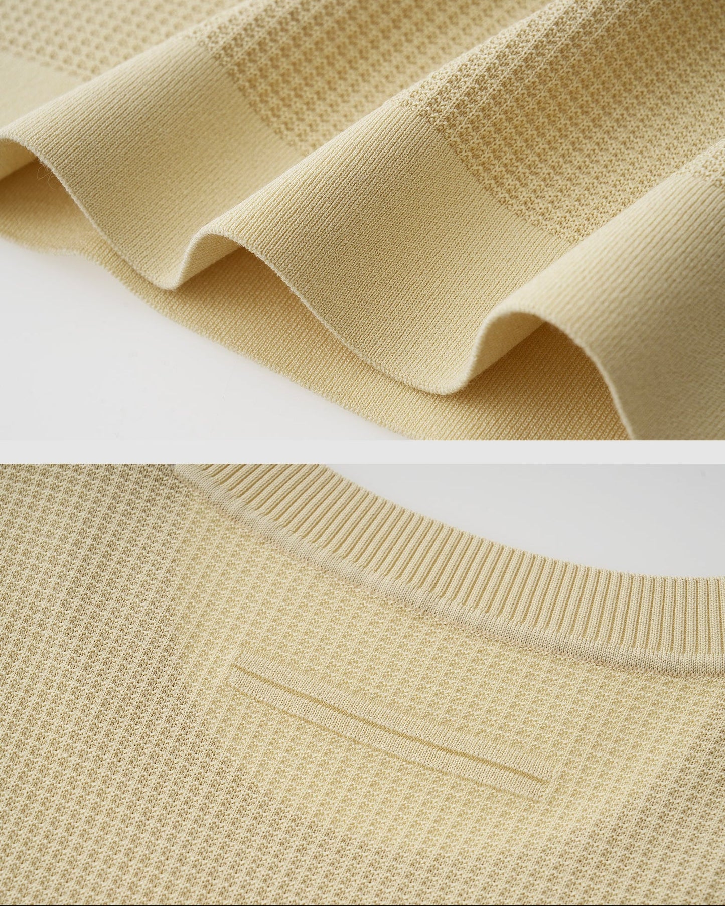 Textured Cotton T-Shirt