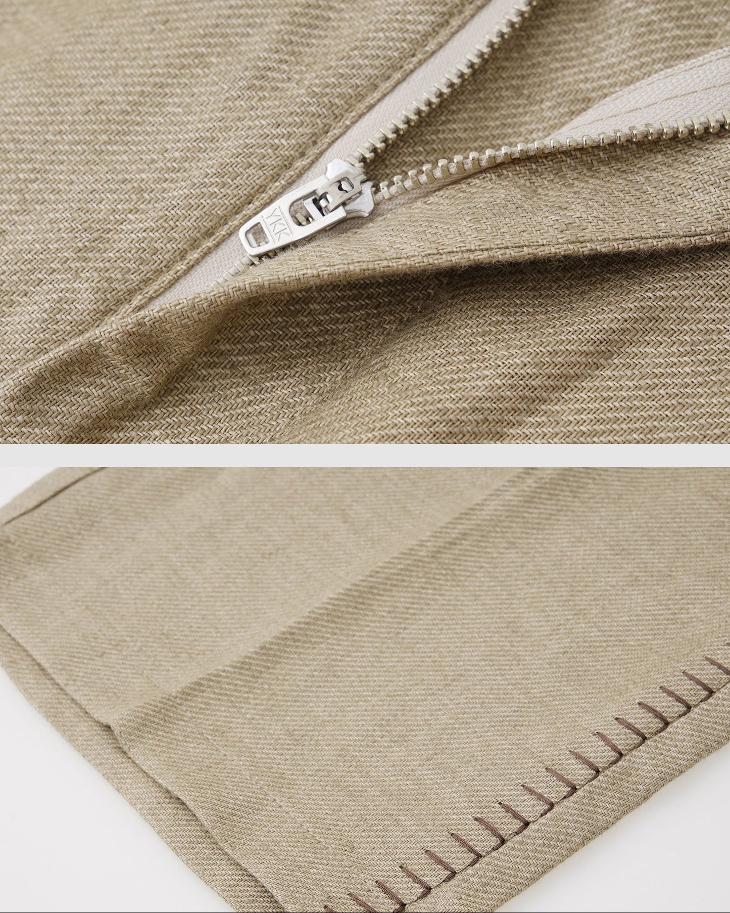 Textured Linen Pants