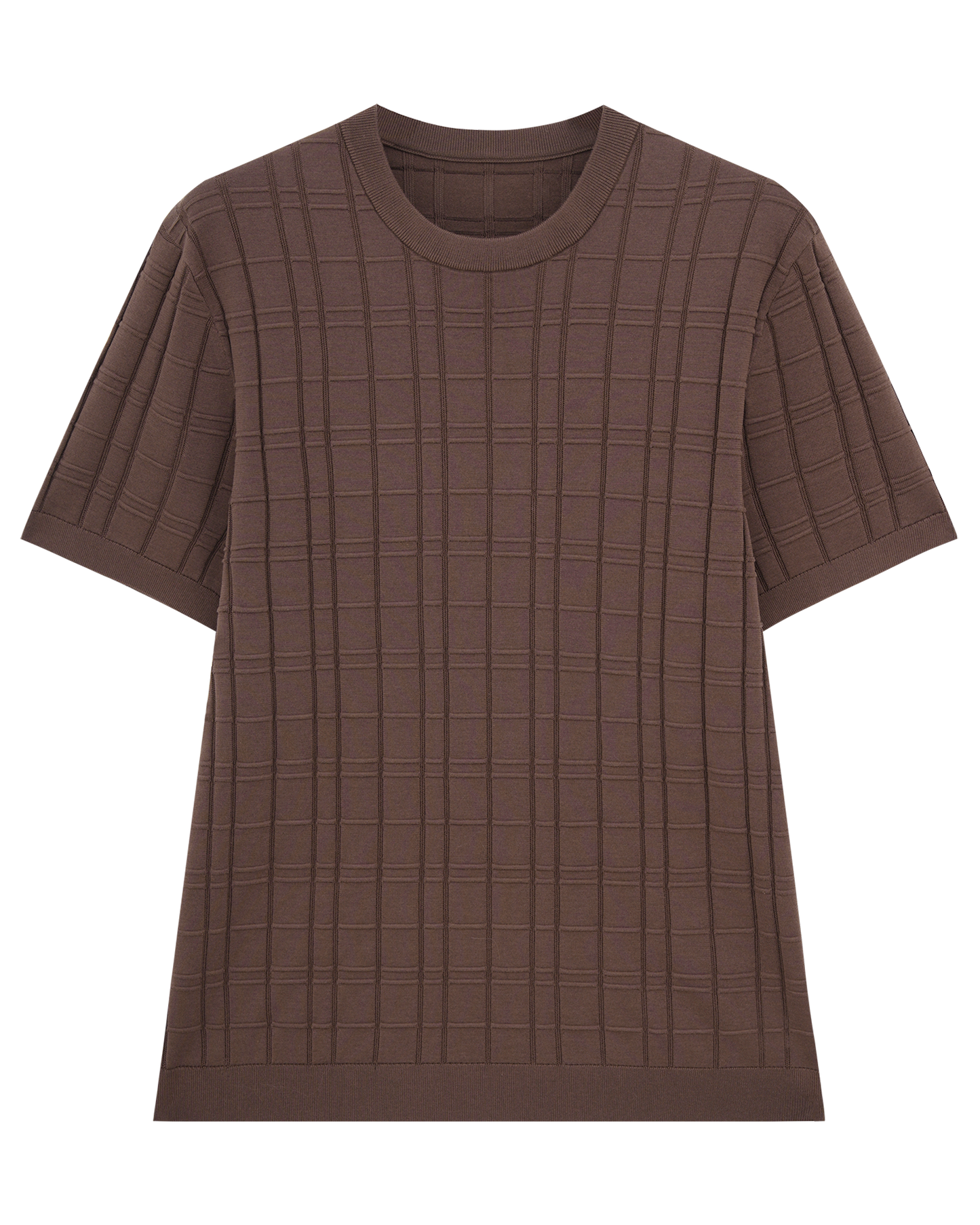 Jacquard Cotton T-Shirt