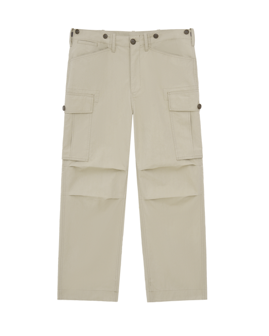 Relaxed Cotton Cargo Pants
