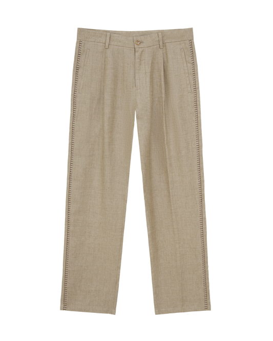 Textured Linen Pants