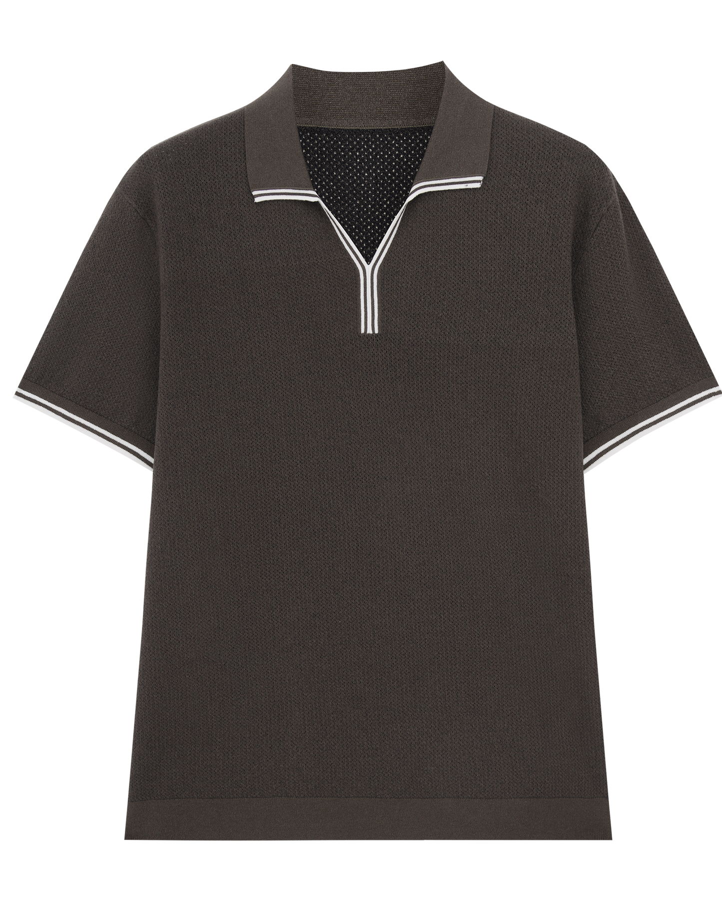 Textured Cotton Polo