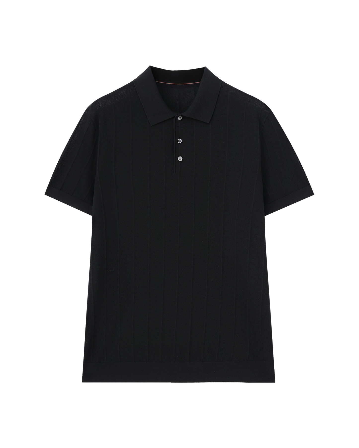 Textured Cotton Polo