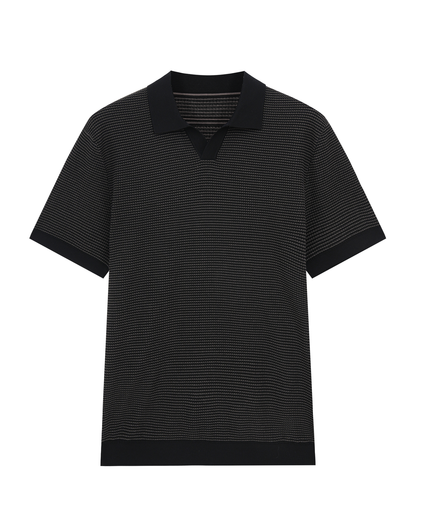 Jacquard Cotton Polo