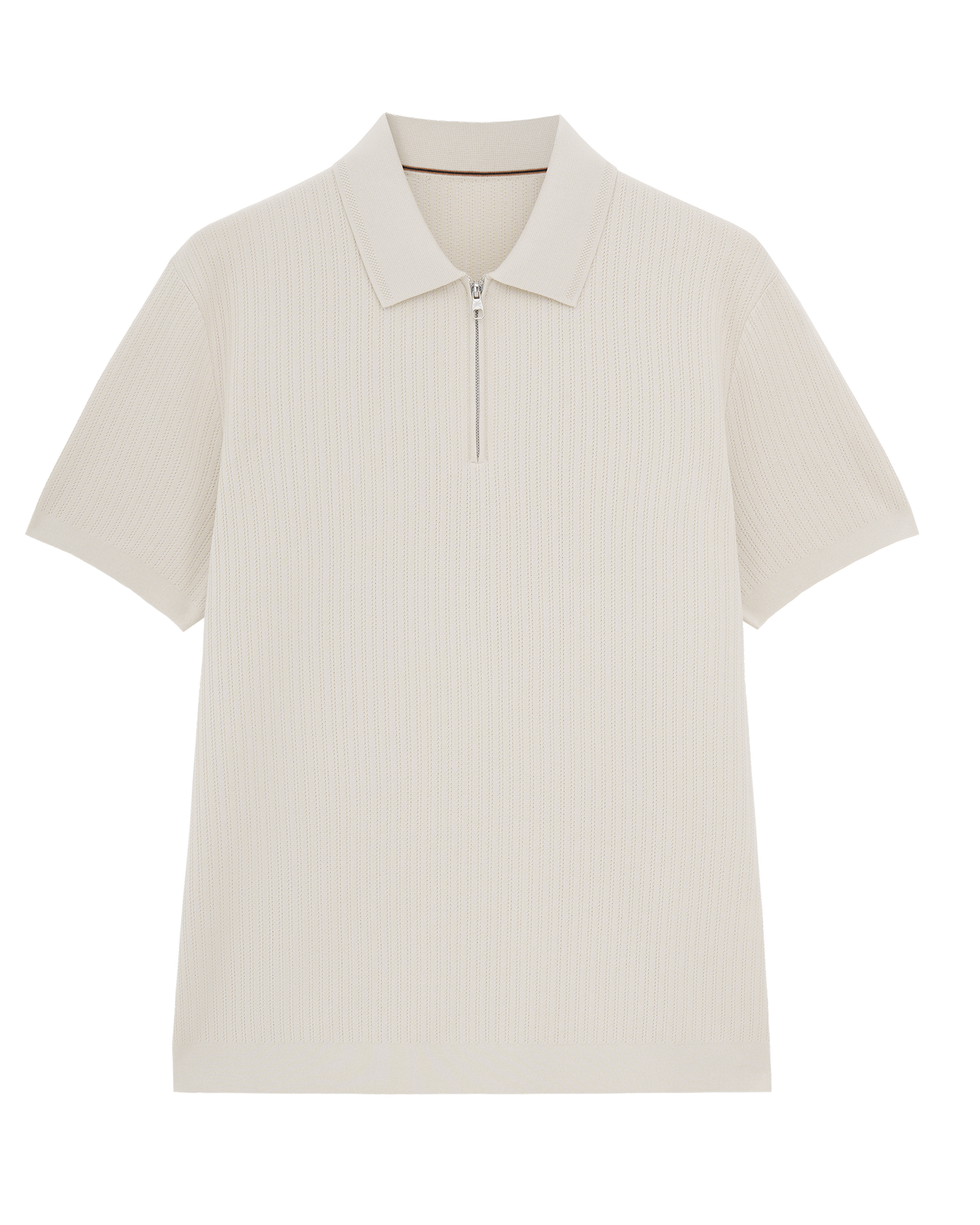 Half-Zip Cotton Polo