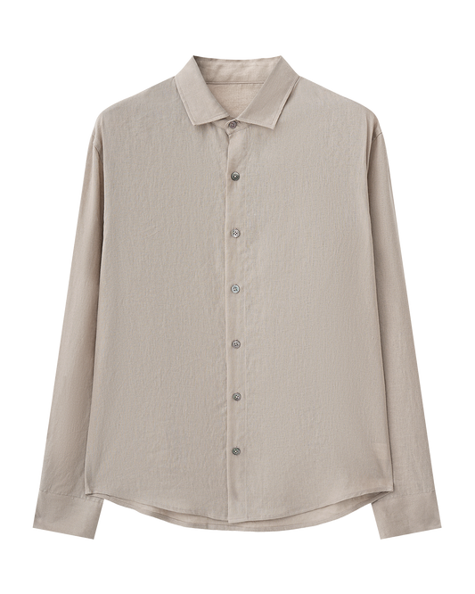 Linen Shell Button Shirt