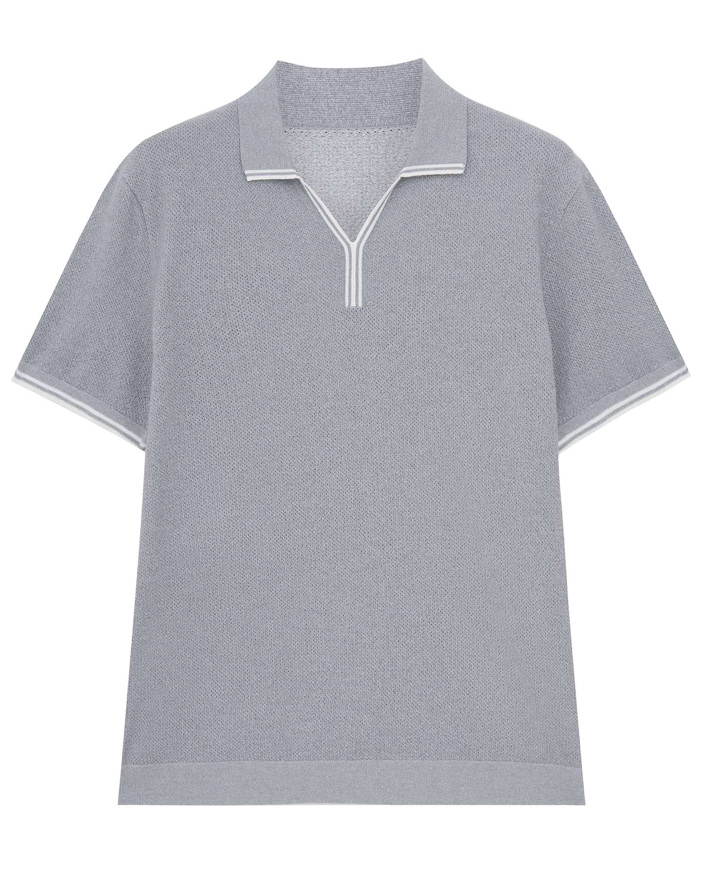 Textured Cotton Polo