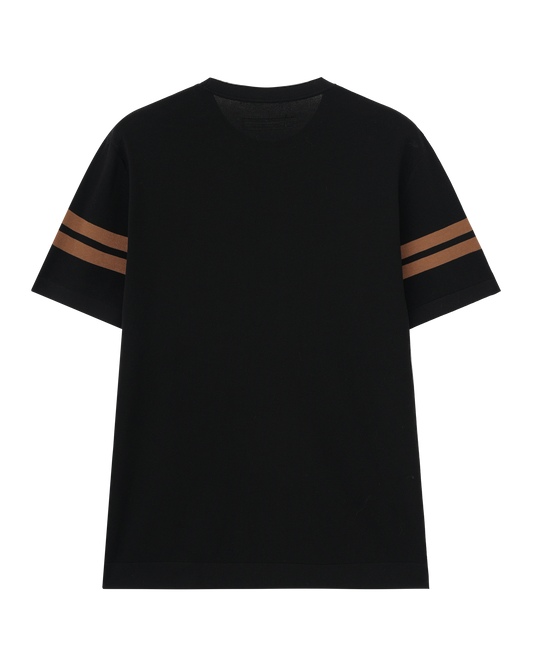Striped Silk Cotton T-Shirt
