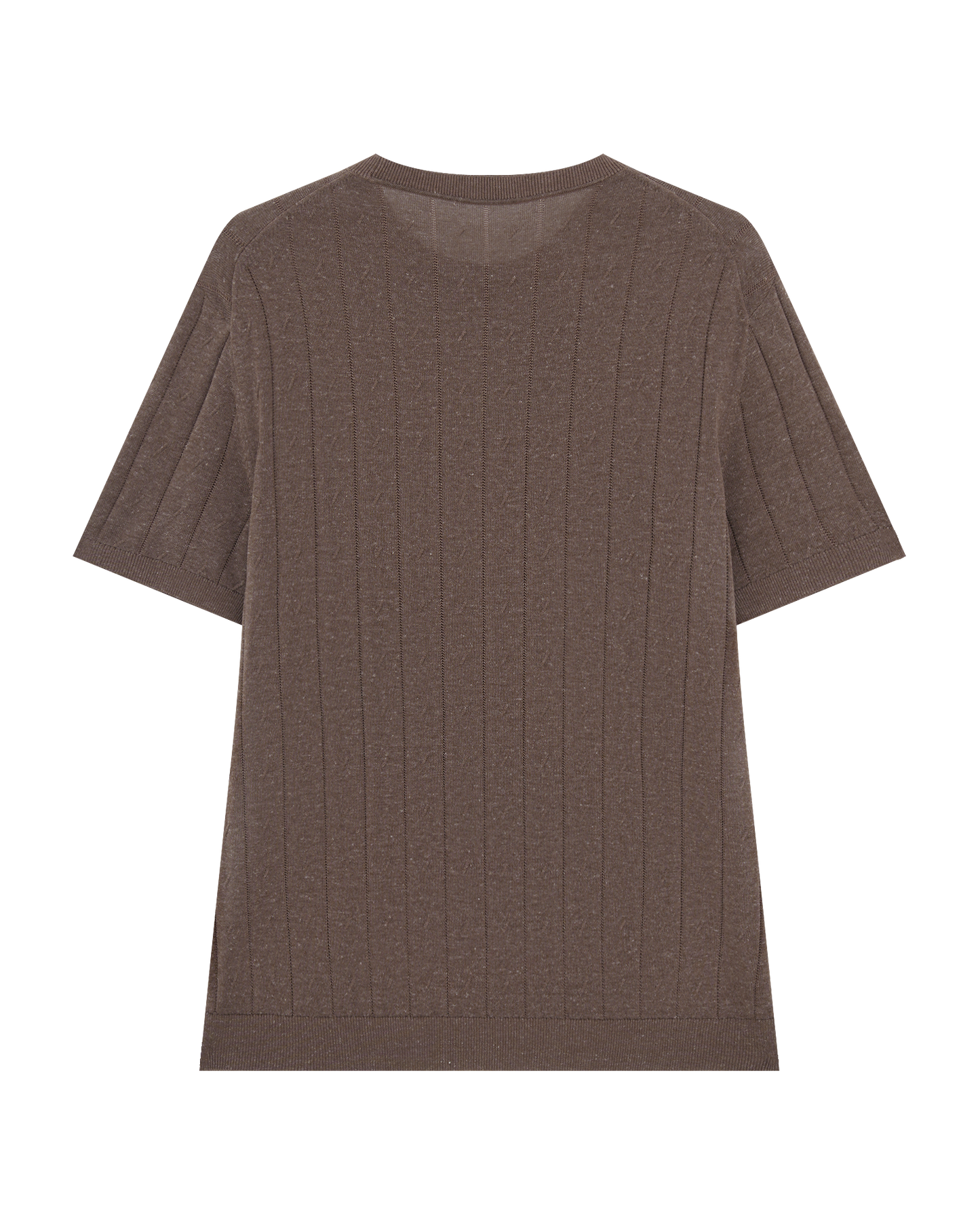 Cable Knit Linen T-Shirt