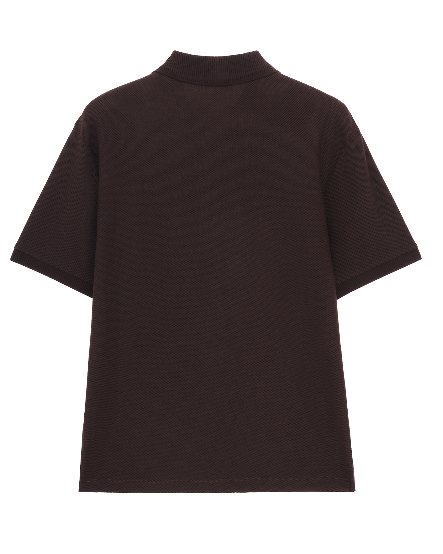 Slit Hem Cotton Polo