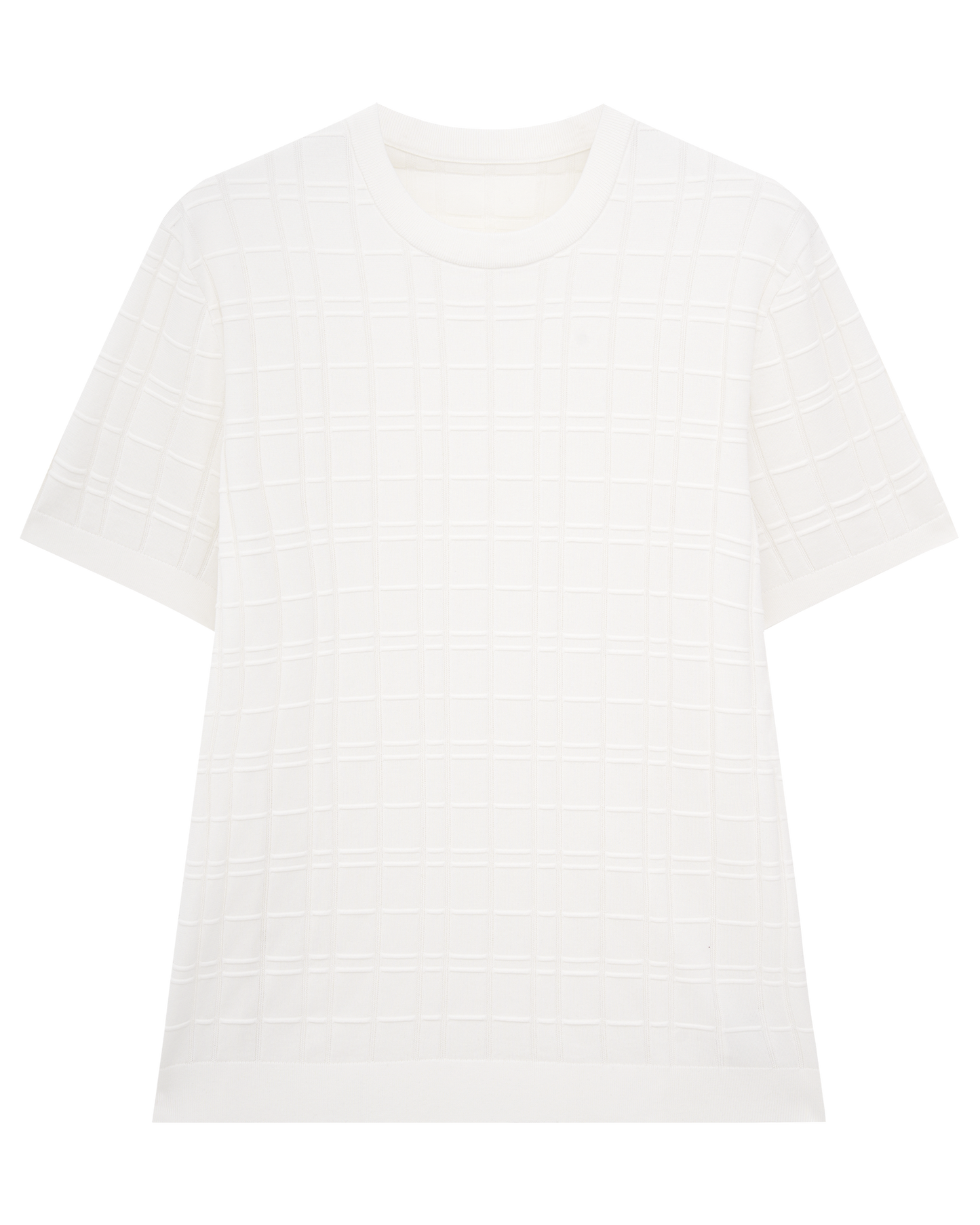 Jacquard Cotton T-Shirt