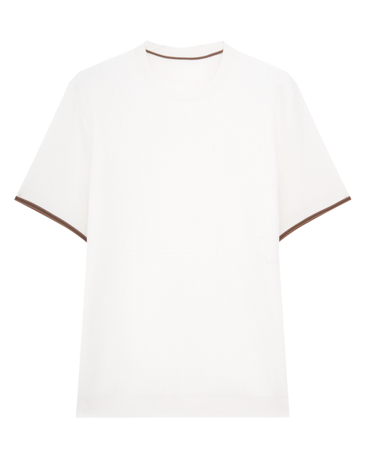 Mesh Cotton T-Shirt