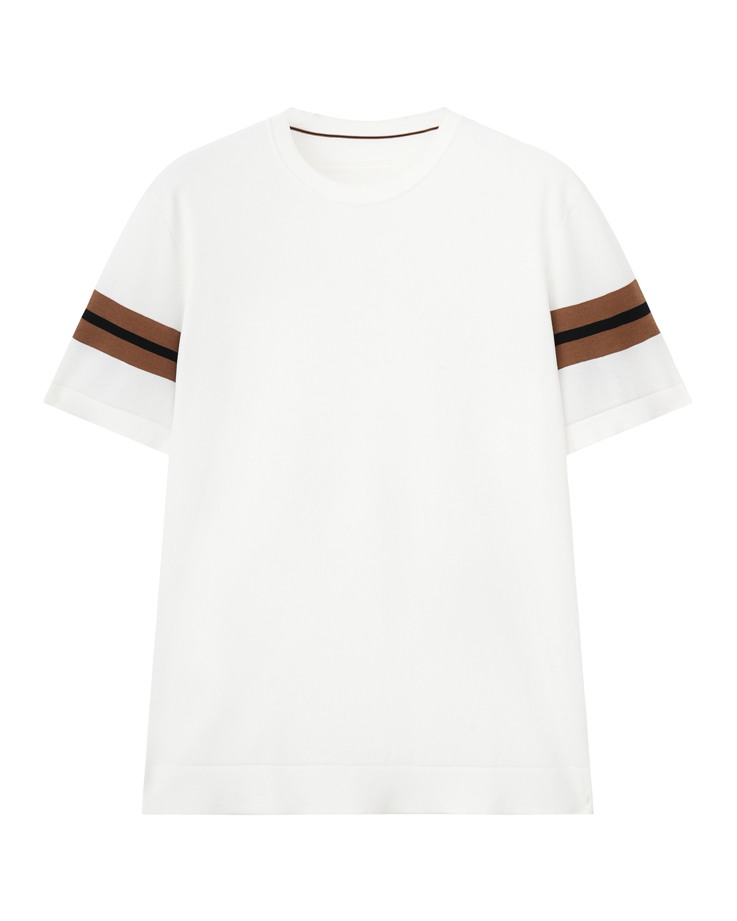Striped Silk Cotton T-Shirt