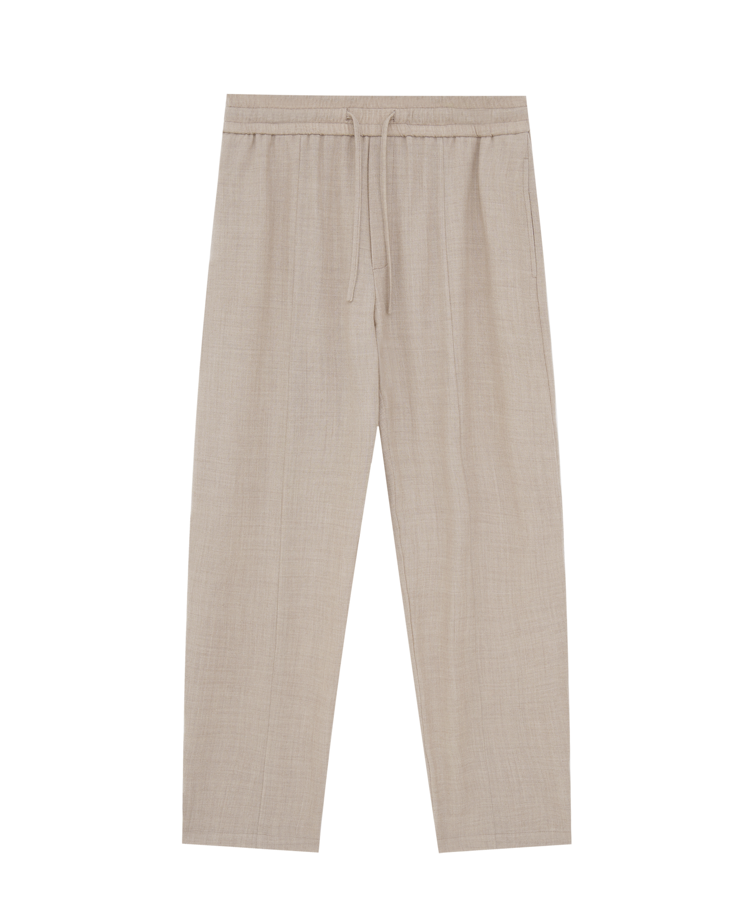 Drawstring Wool Pants