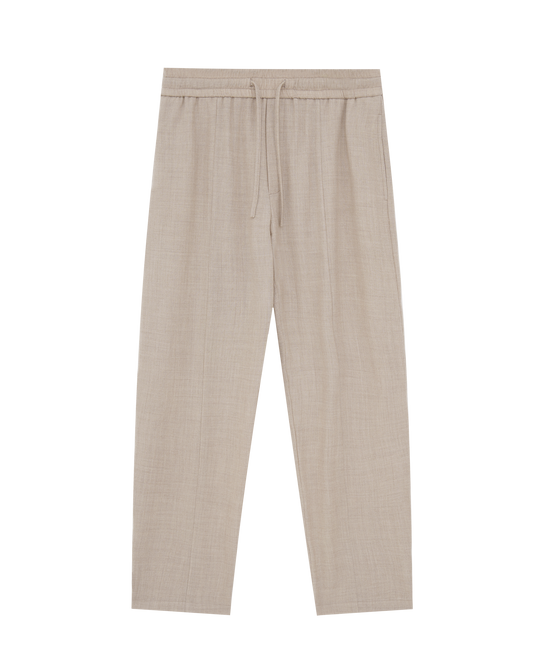 Drawstring Wool Pants