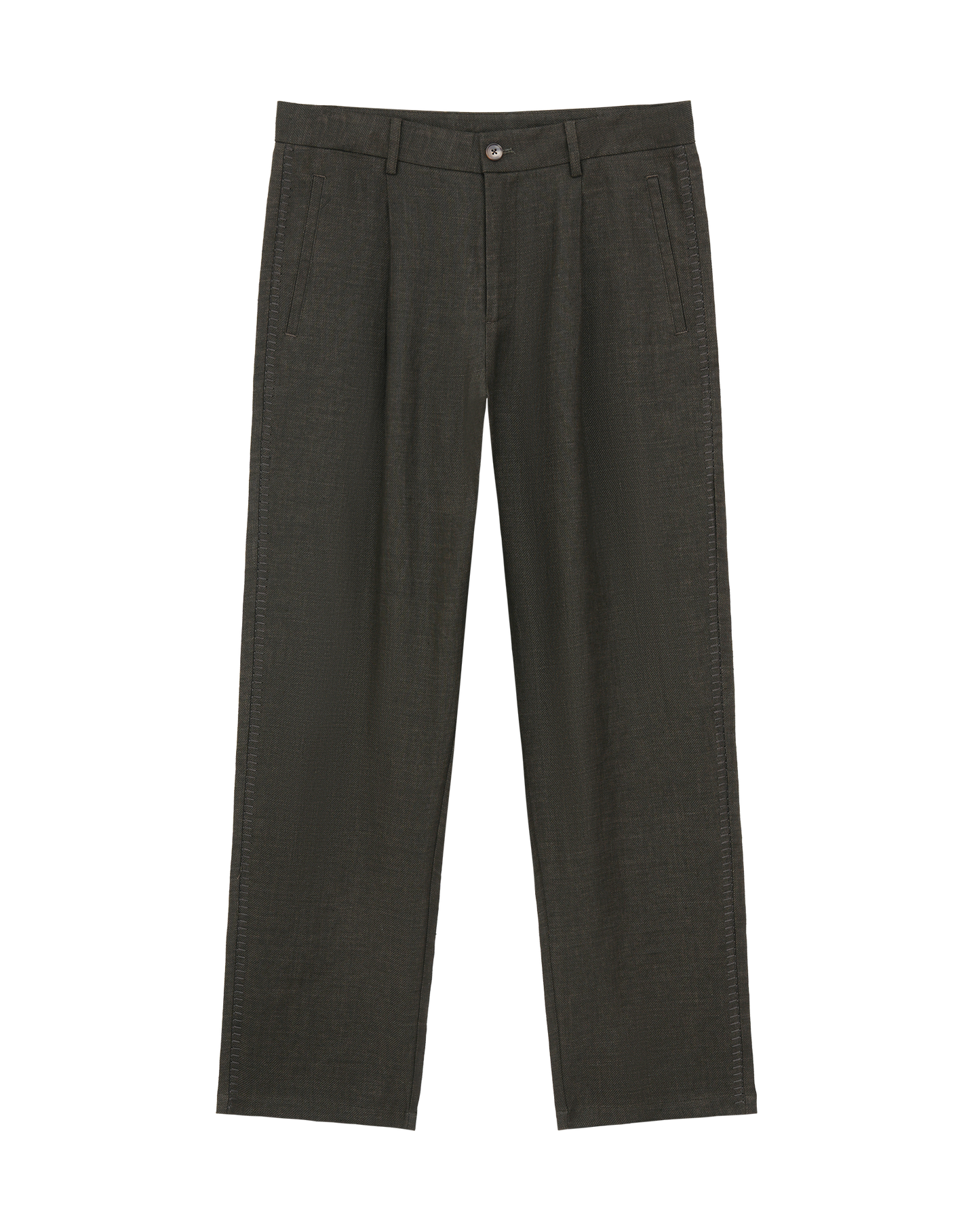 Textured Linen Pants