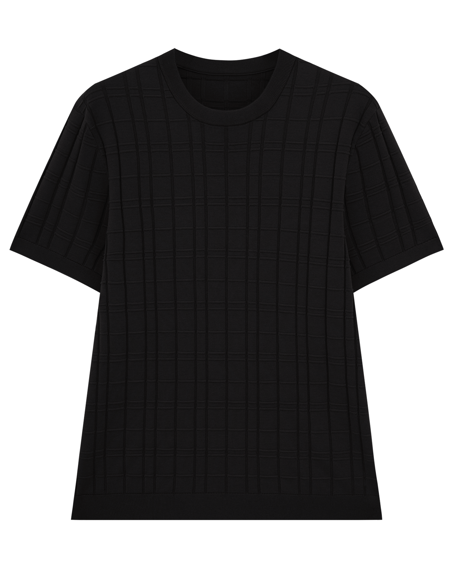 Jacquard Cotton T-Shirt