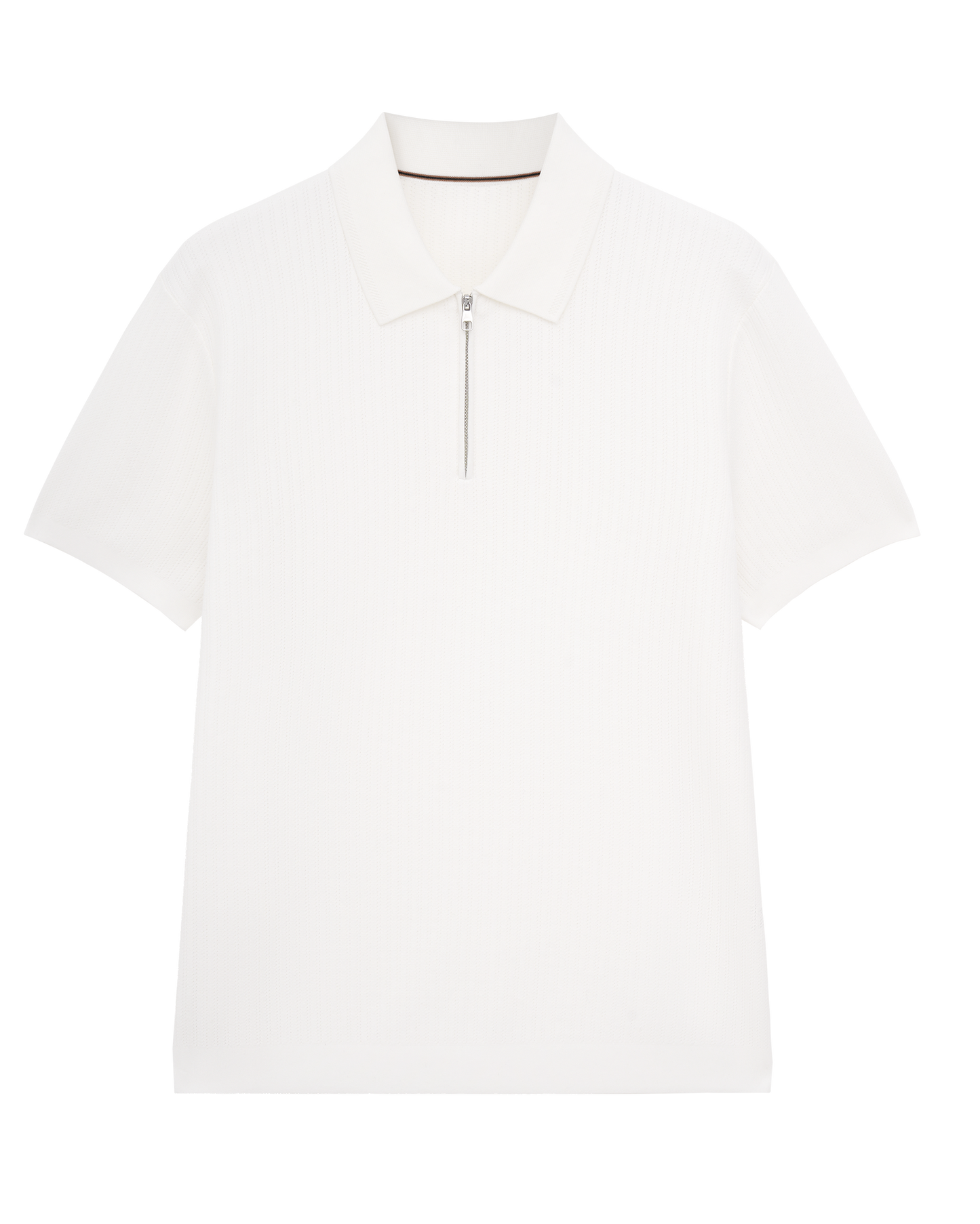 Half-Zip Cotton Polo