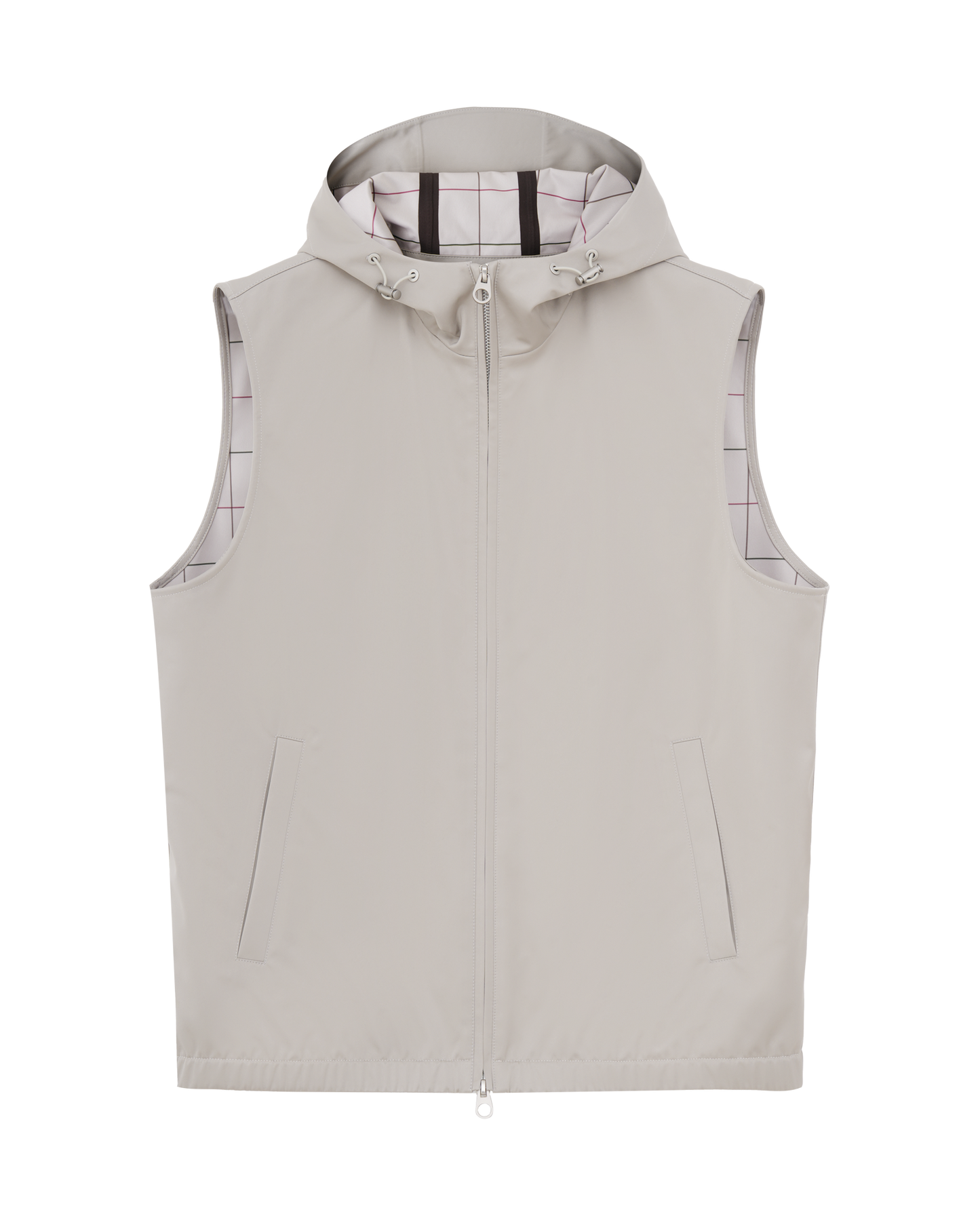 Hooded Silk Vest