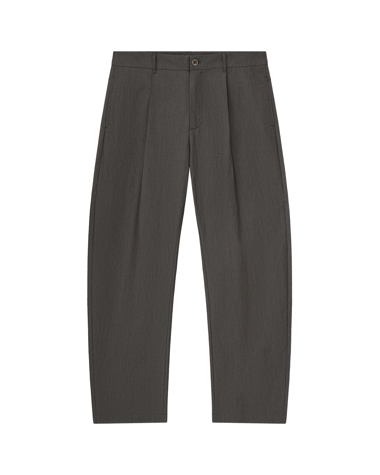 Pleated Cotton Pants