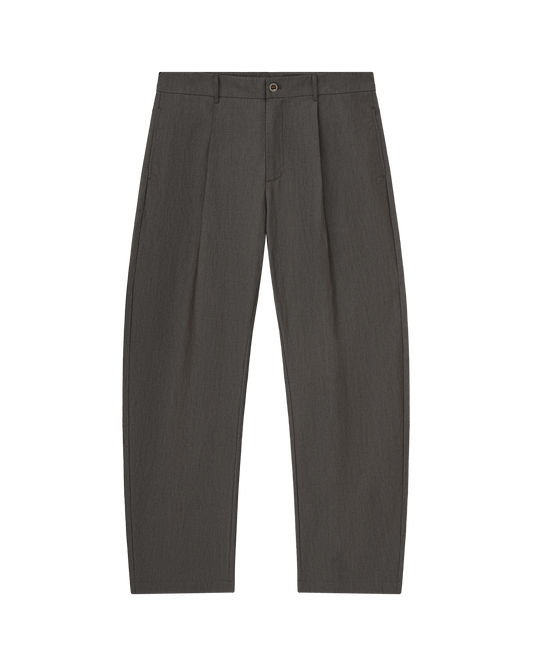 Pleated Cotton Pants