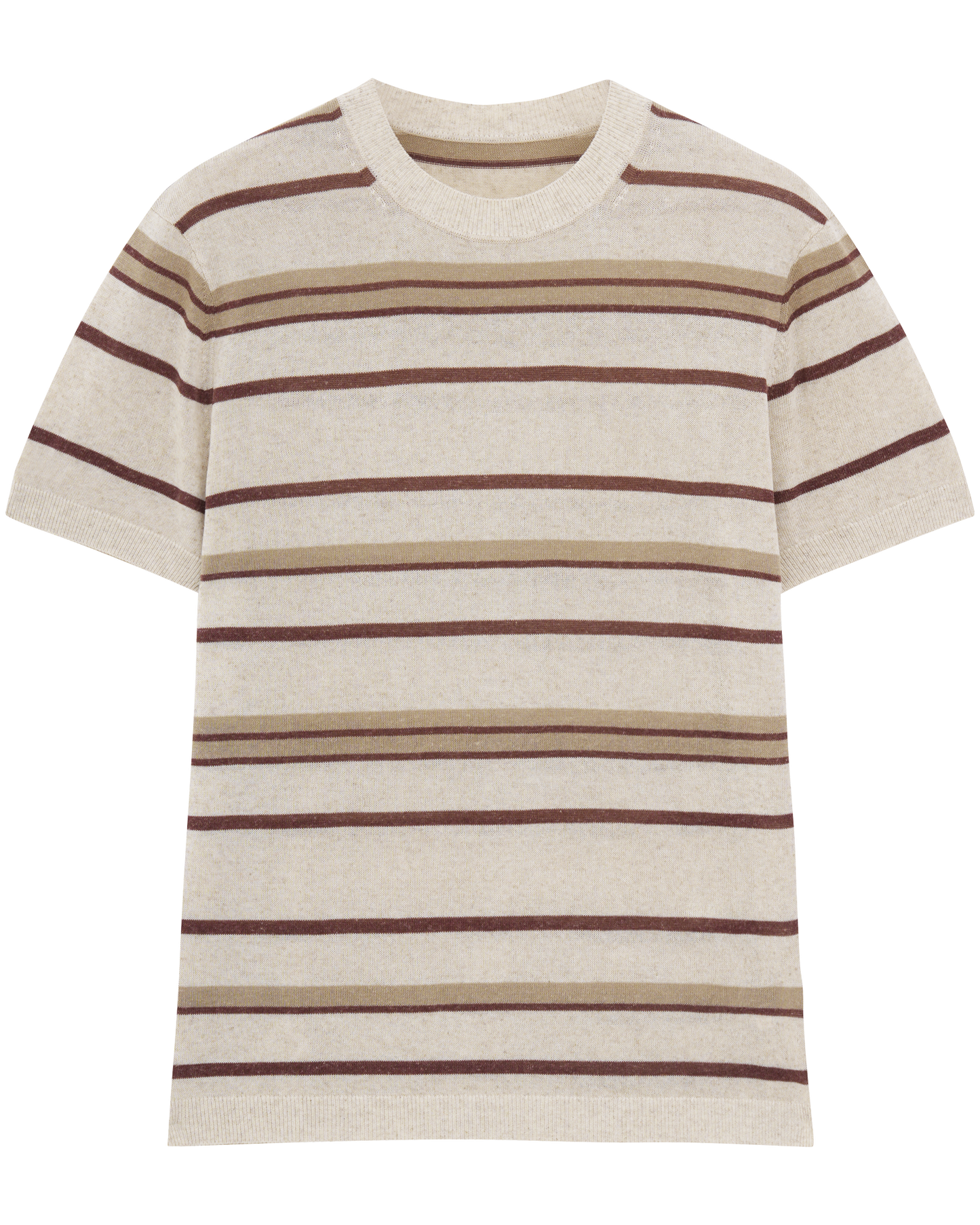 Striped Linen Lyocell T-Shirt