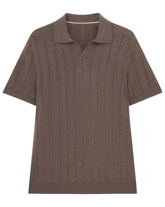 Knit Linen Lyocell Polo