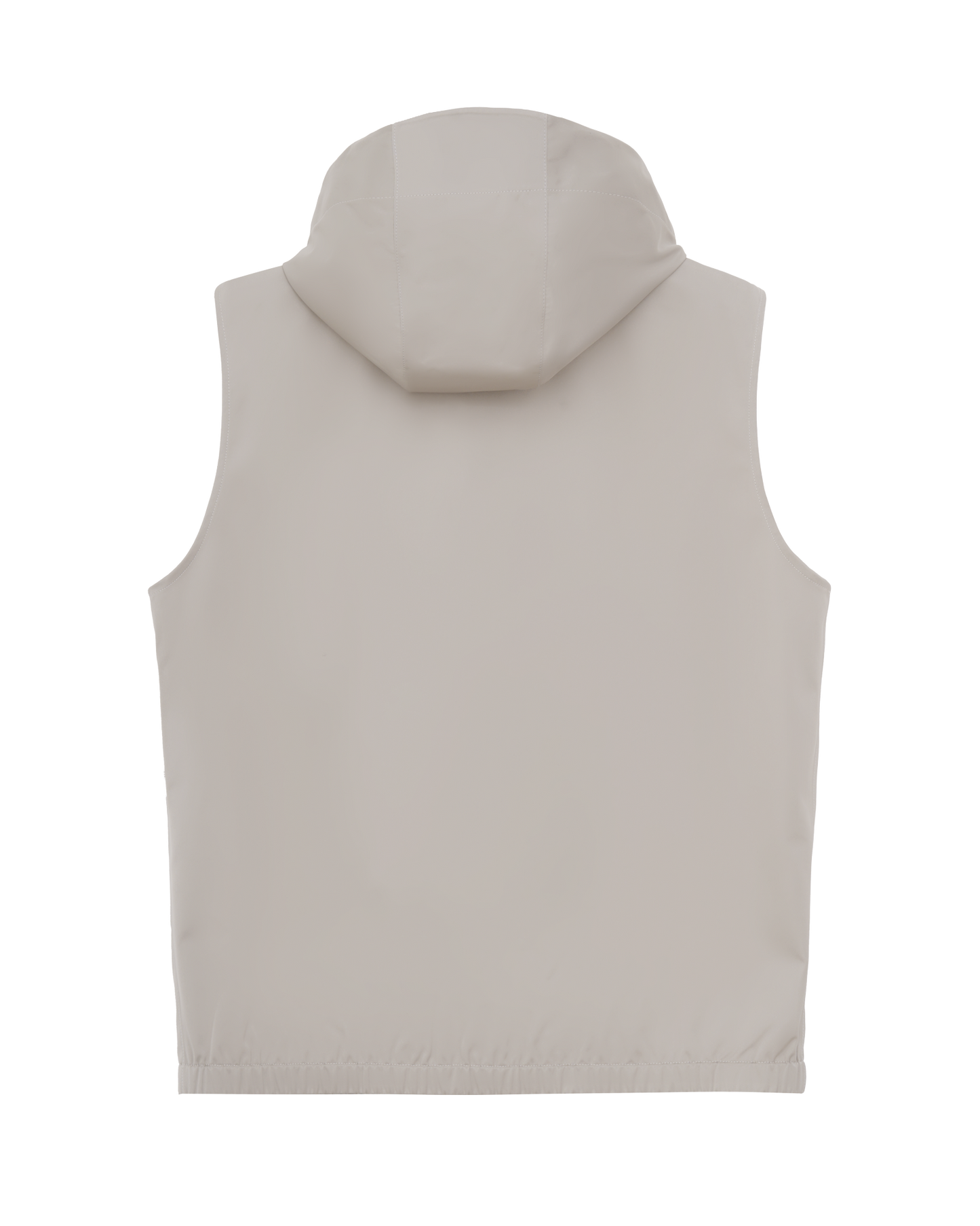 Hooded Silk Vest