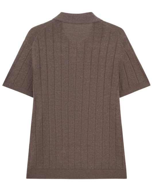 Knit Linen Lyocell Polo