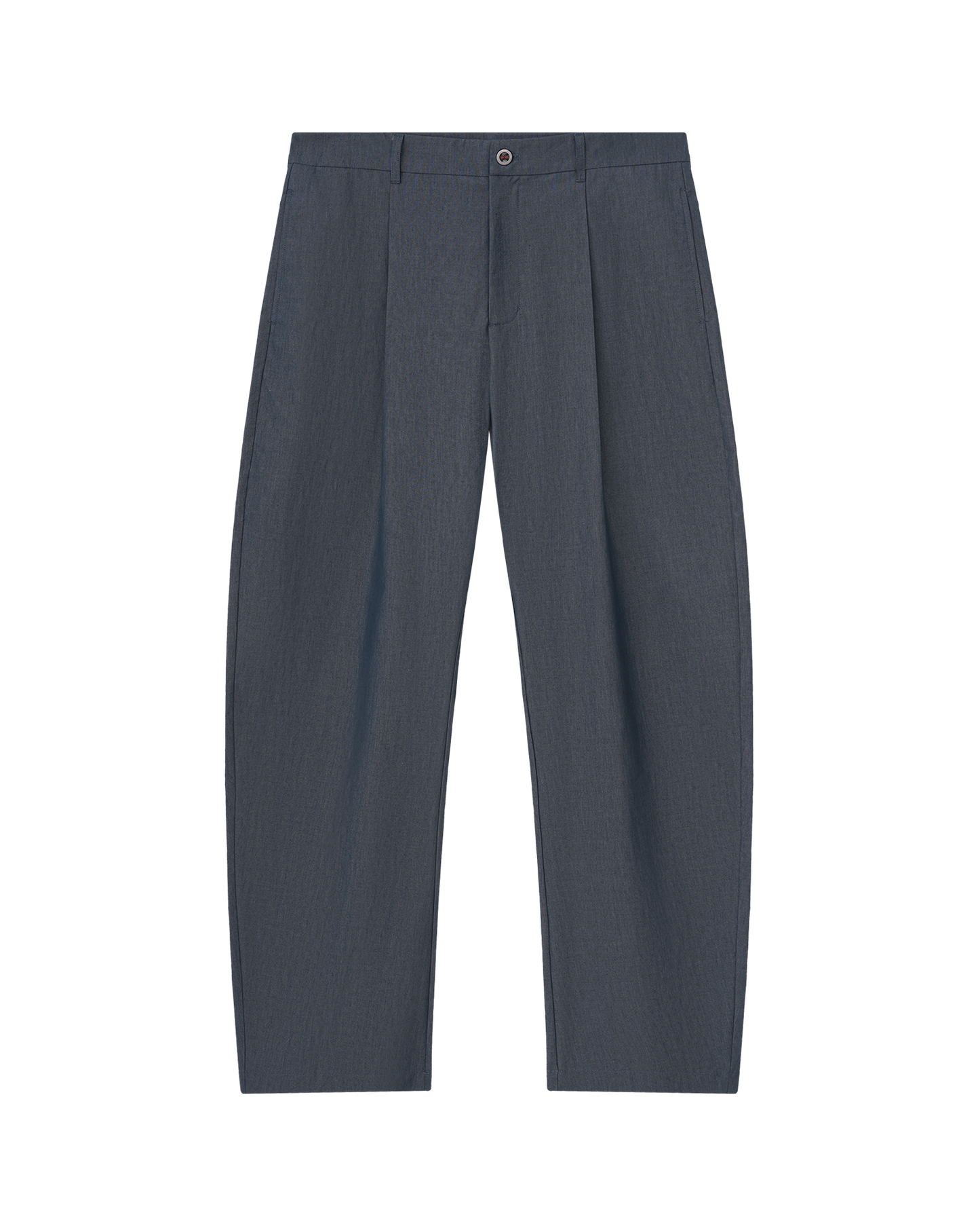 Pleated Cotton Pants